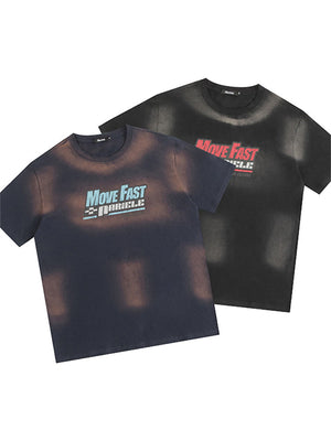 Liber Summer Women's Old Letters/Numbers/Words T-shirts