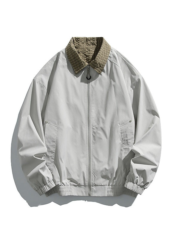 Layered-look Plaid Jackets