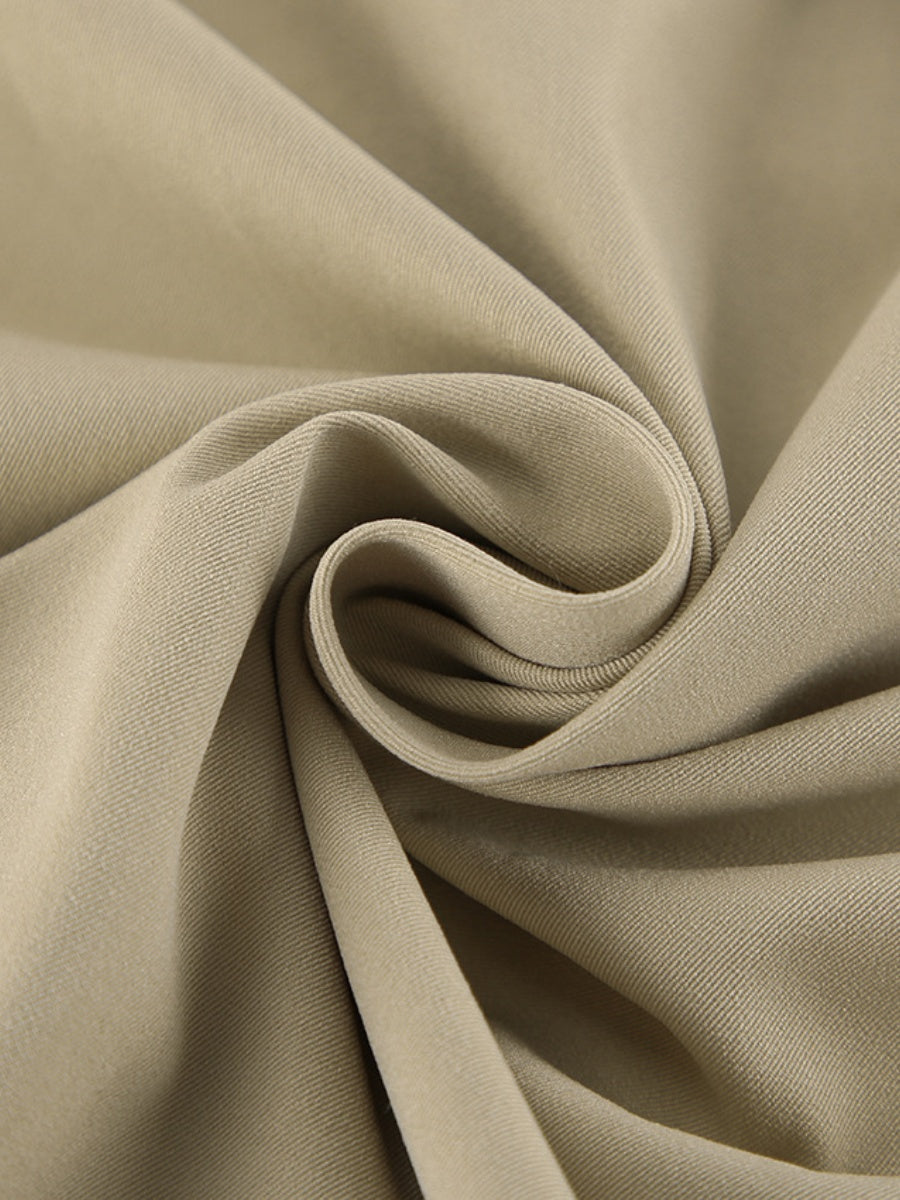 Mid-length Tie Windbreaker