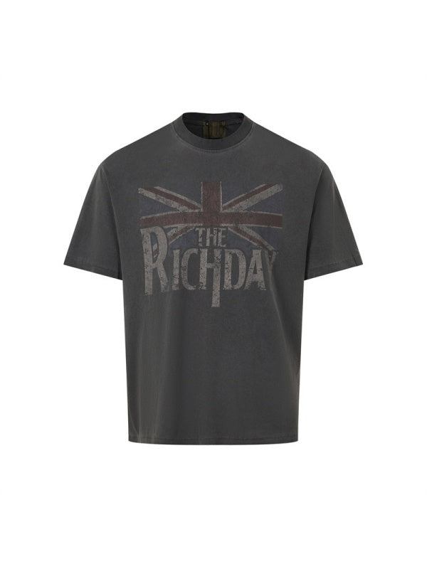 Distressed Retro Printed T-shirts