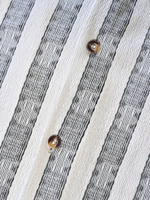Vertical Stripes Leisure Vacation Loose-fit 2-piece Sets Set