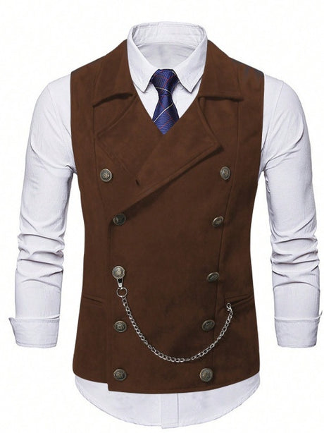 Slim-fit Business Suit Vests