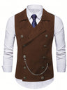 Slim-fit Business Suit Vests