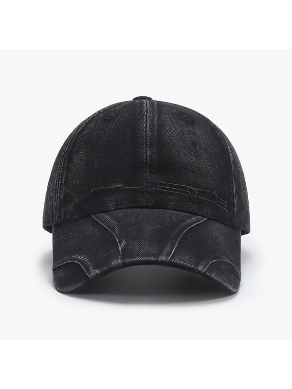 Denim Distressed Washed Shade Baseball Caps