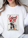 Pullover Pattern Printed Sweatshirt
