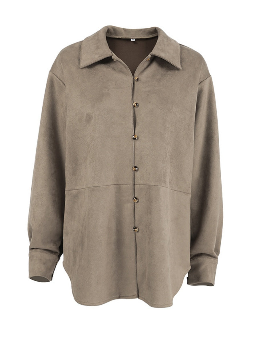 Liber Autumn Women's Buttons Solid Color Jackets