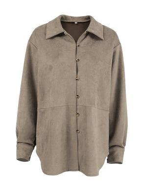 Liber Autumn Women's Buttons Solid Color Jackets