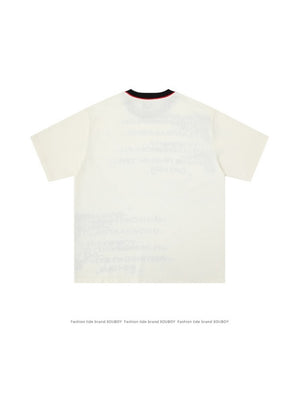 Vintage Letter Printed Loose-fit Ins T-shirts