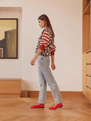 Gilets à rayures léopard