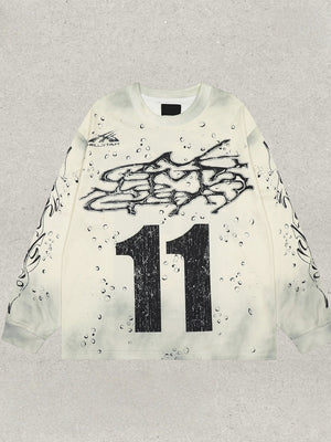 Liber Autumn Neutral wear Printed Gradient T-shirts