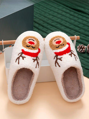 Christmas Deer Cartoon Slippers