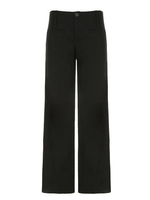 Y2K Low-rise Pocket Suit Trousers Pants