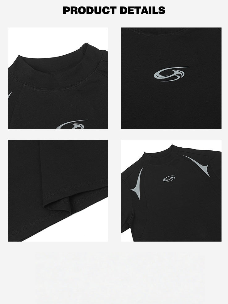 Liber Summer Neutral Color matching Solid Color T-shirts