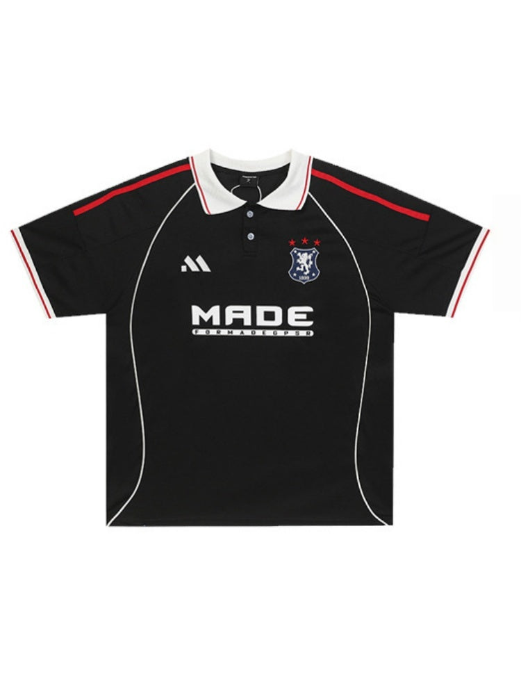 Britain Embroidery Logo Mesh POLO Shirt