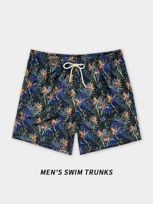 Printed Loose-fit Quick-drying Beach Shorts