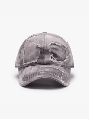 Washed Hole Distressed Baseball Caps