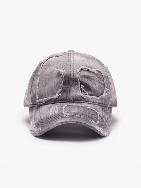 Washed Hole Distressed Baseball Caps