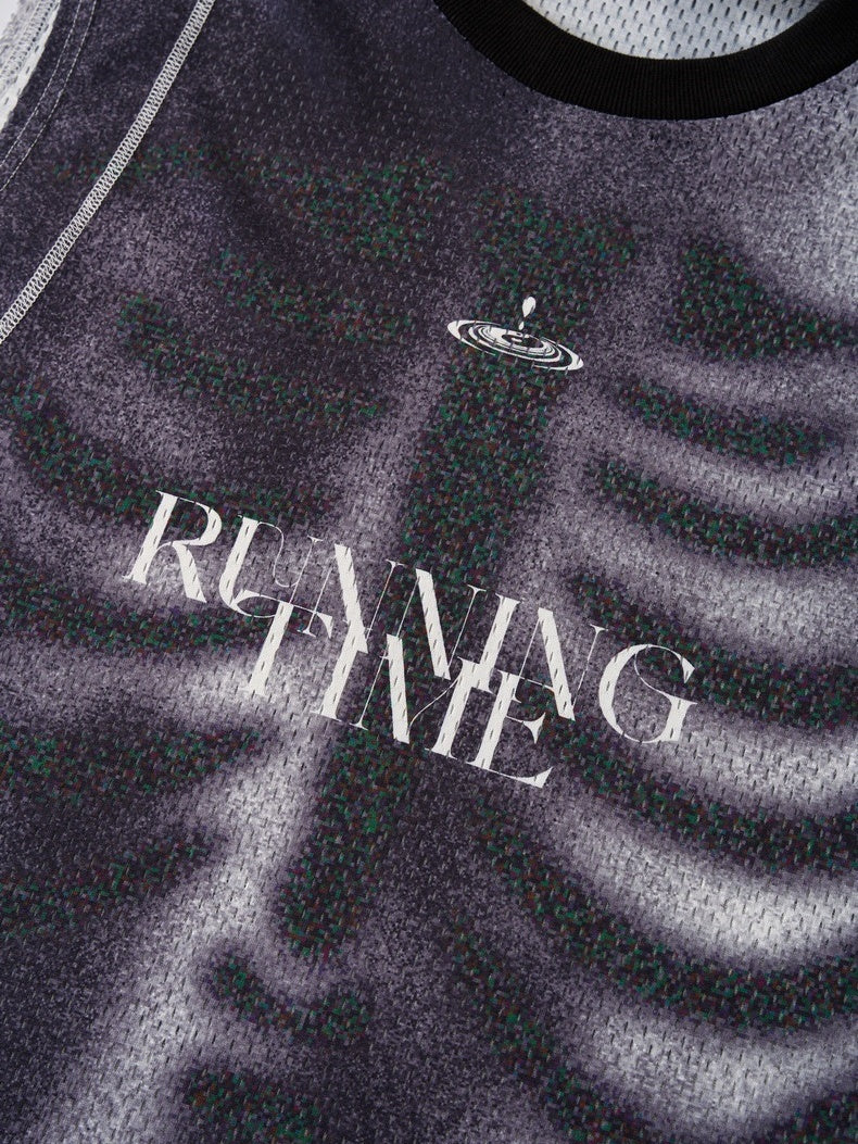 Débardeurs imprimés pour la course à pied