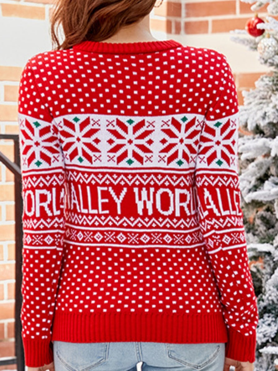 Christmas Headgear 3D Pattern Christmas Tree Letter Animal Patterns Sweaters