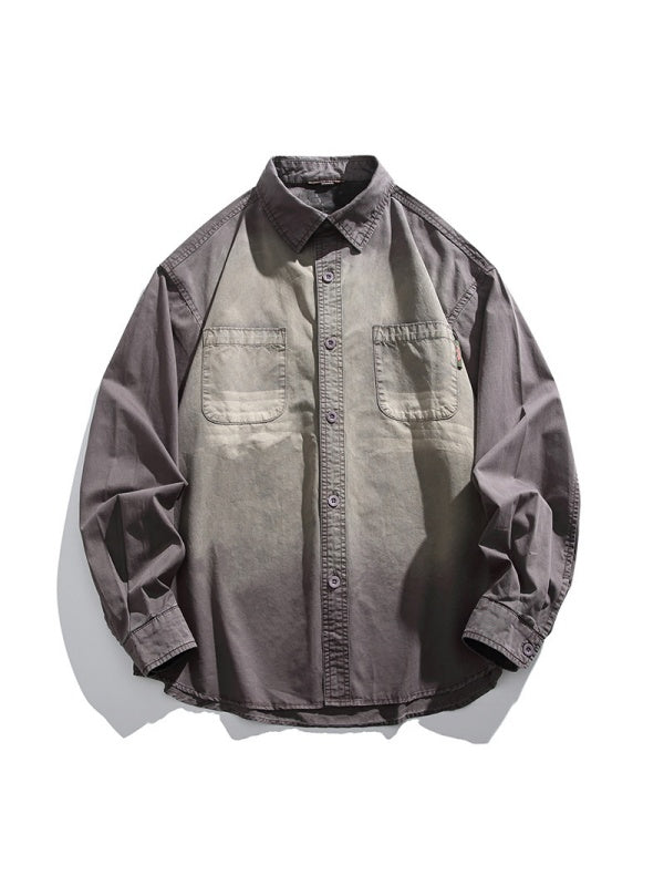 Vintage Washed Loose-Fit Shirt