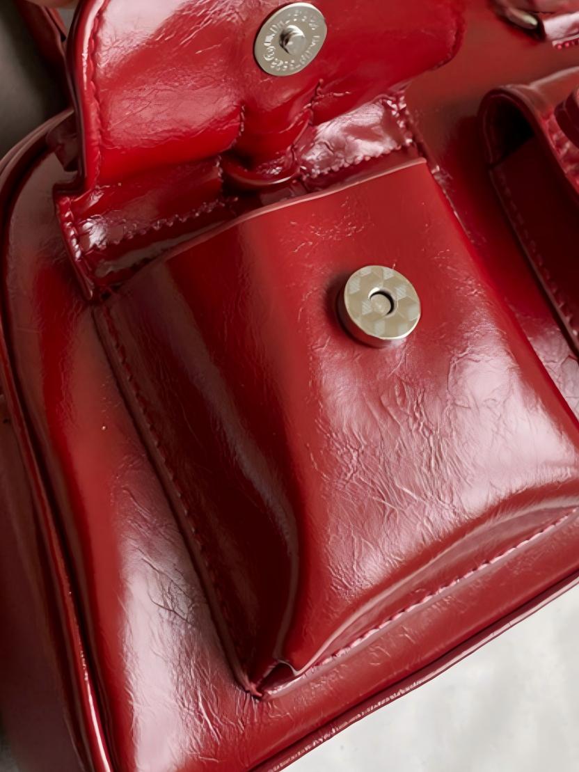 Bow-knot Horizontal Square Zipper Handbag