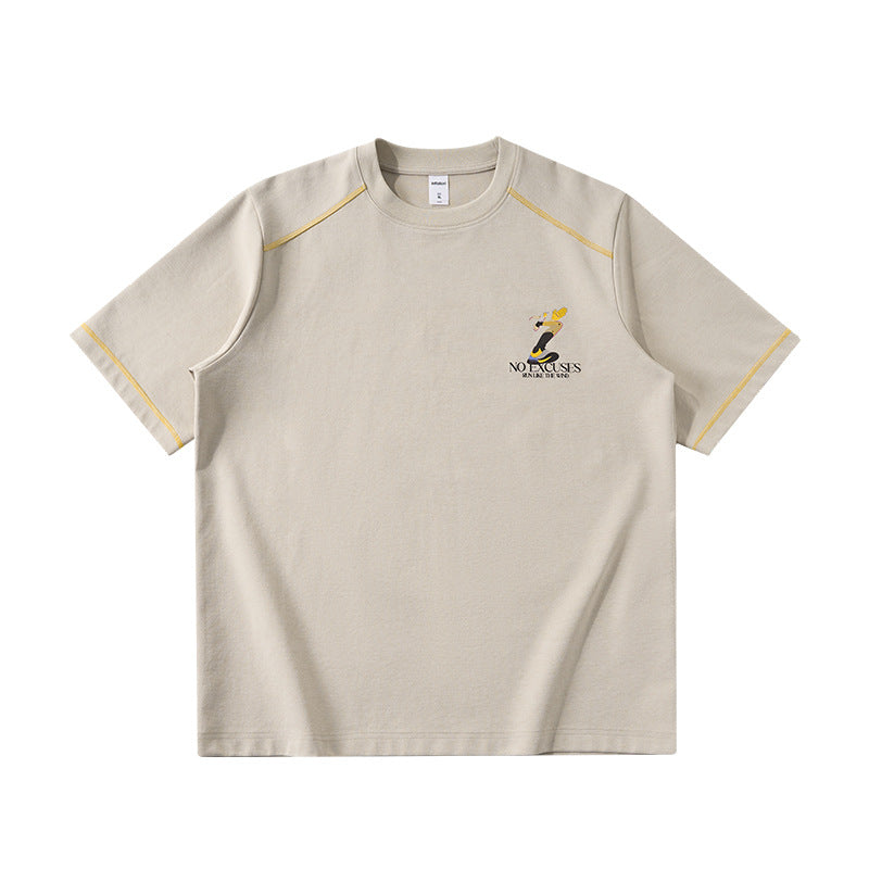 T-shirts à imprimé animalier color-block