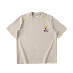 T-shirts à imprimé animalier color-block