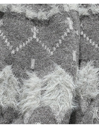 Fair Isle Red Christmas Jacquard Pattern Sweaters