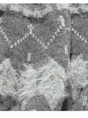 Fair Isle Red Christmas Jacquard Pattern Sweaters