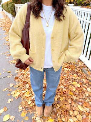 Pocket Solid Color Cardigans