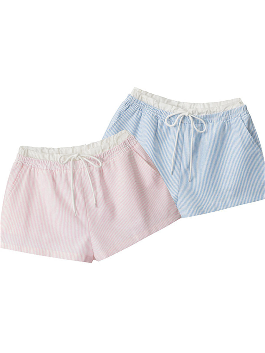 Liber Summer Women's Lace up Shorts