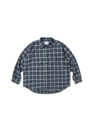 Plaid Loose Long-sleeved Shirt