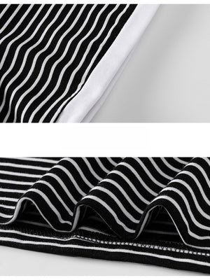 Layered-look Stripes T-shirts