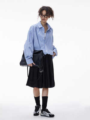 Liber Autumn Neutral wear Deconstructed tailoring Plaid Shirts
