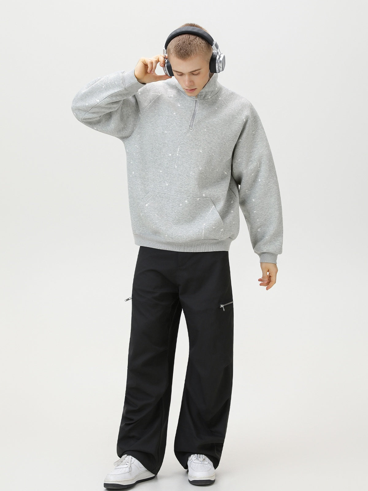 Liber Autumn Men's Floral Sweatshirts&Hoodies