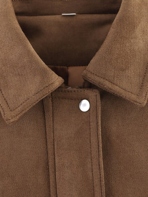 Suede buttons Pocket Jacket