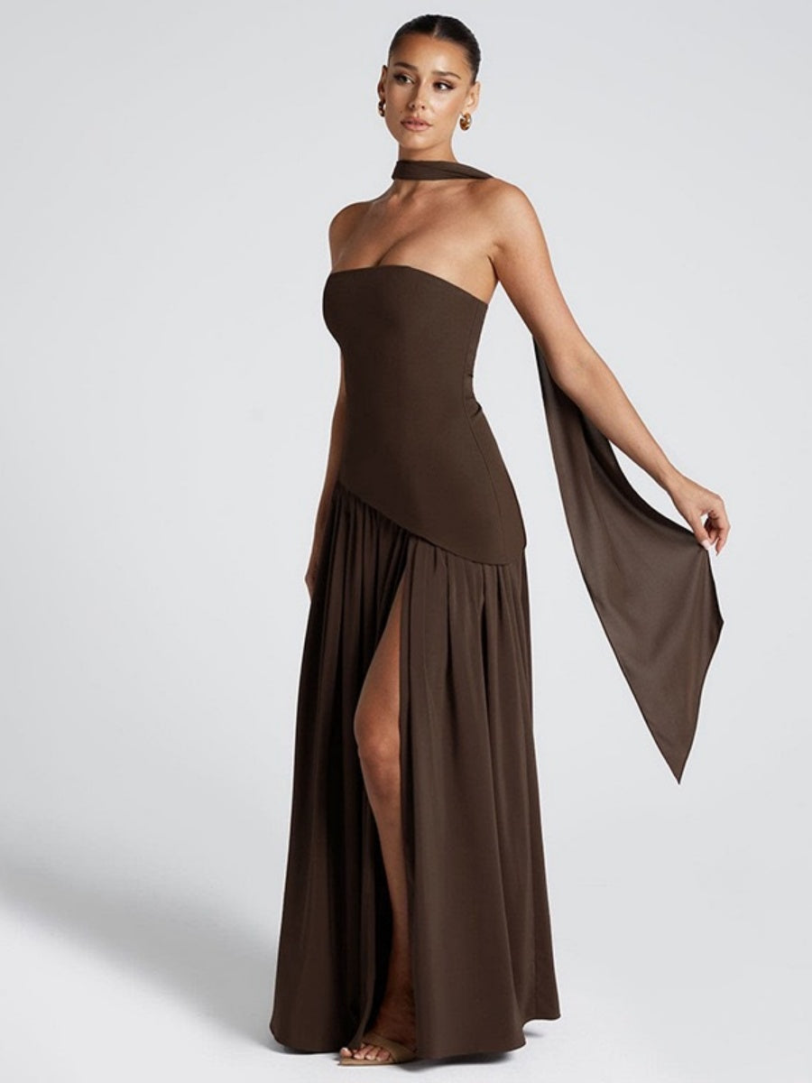 Liber Spring Women's Solid Color Solid Color Maxi Dresses