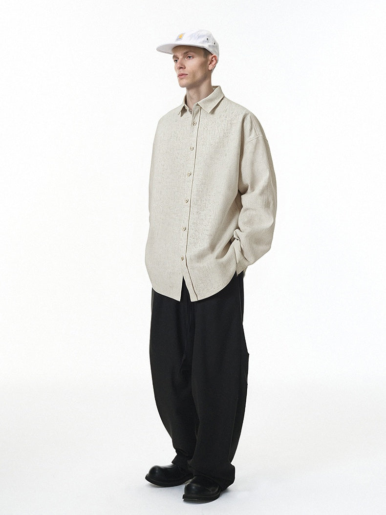 Liber Autumn Neutral wear Solid Color Shirts