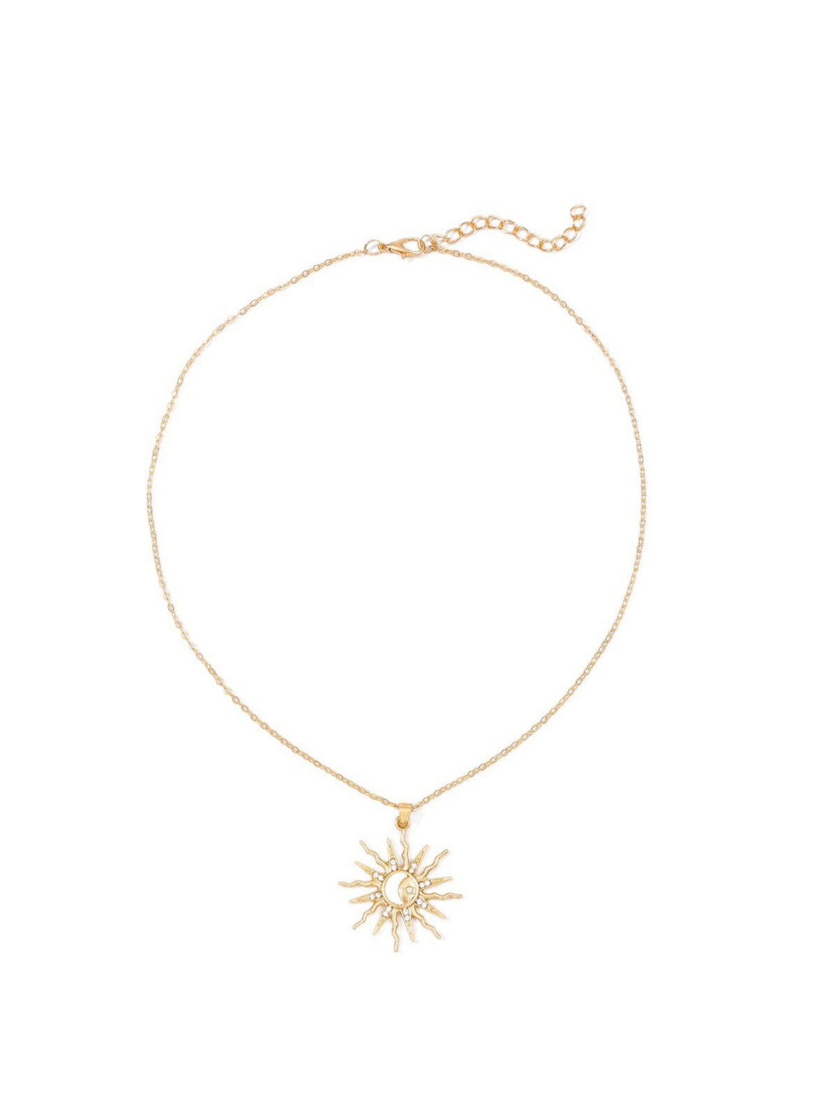 Alloy Sun Necklace