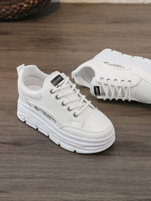 Colorblock Thick-Sole Women's Casual Sneakers