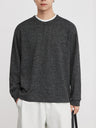 Layered-look Henry Collar T-shirts