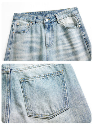 Liber Summer Men's Pocket decoration Jeans