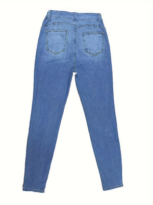 High Waist Tight Fit Slim Fit Skinny Jeans Jeans