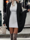Loose-fitting Batwing Sleeves Knitted Sweaters Grace Daily Workplace Thickened Soft Knit Cardigan