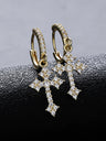Cross Hip Hop Earrings
