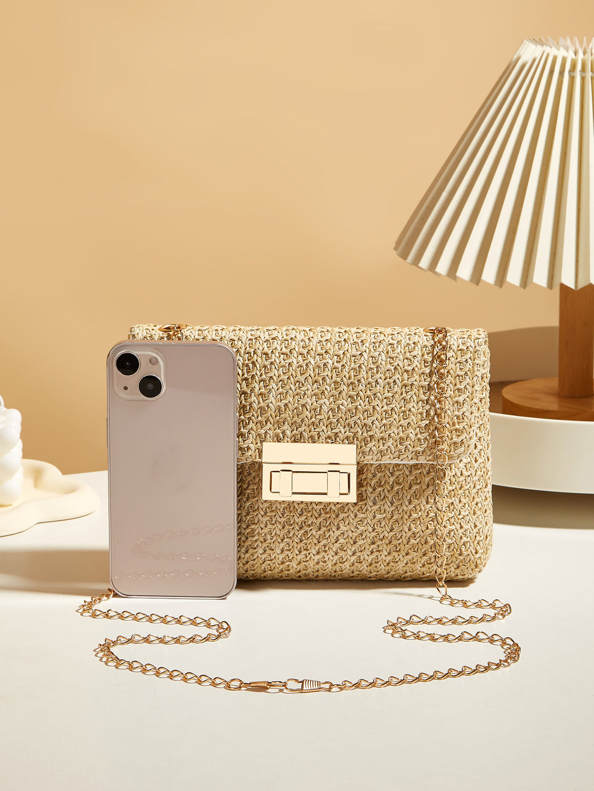 Vacation Straw Crossbody Bag
