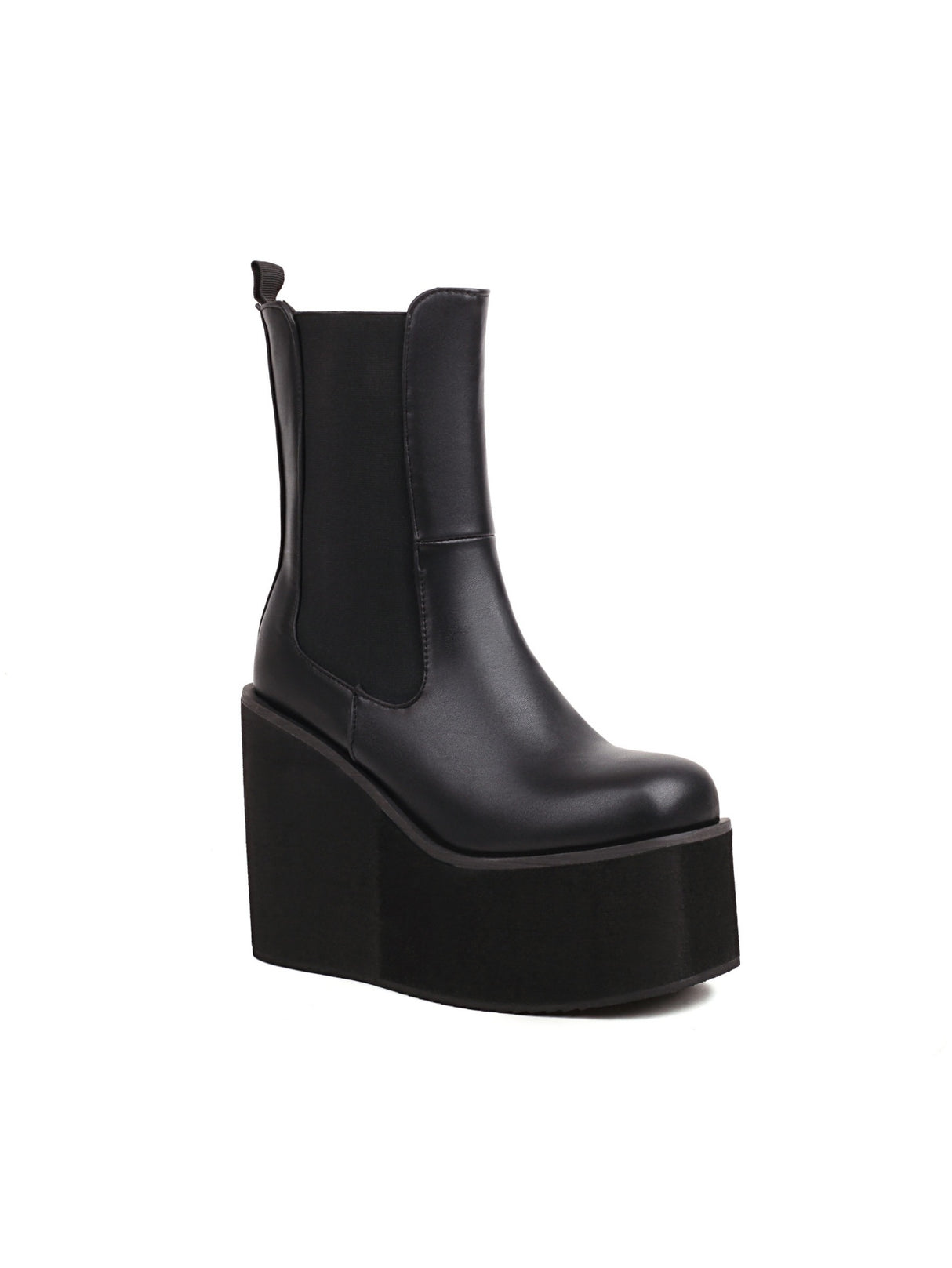 Wedge Platform Chelsea Boots