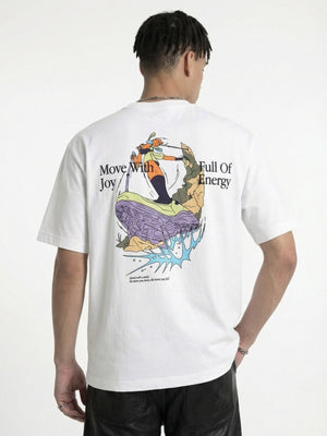 Imitation Embroidery Printed T-shirts