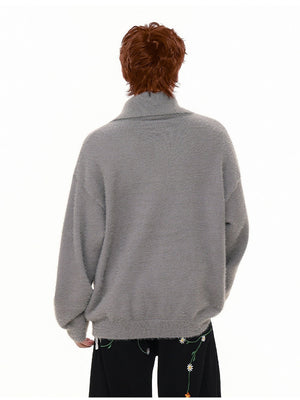 College Style Star Contrasting Colors Cardigans