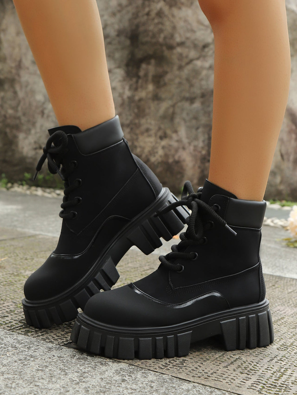 Platform Martin Boots